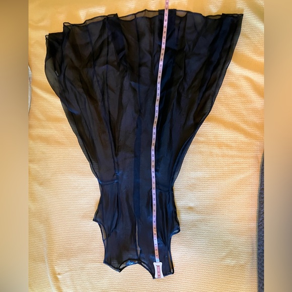 Vintage 90s prom dress - black layered ballerina style dress. EUC - Picture 13 of 13